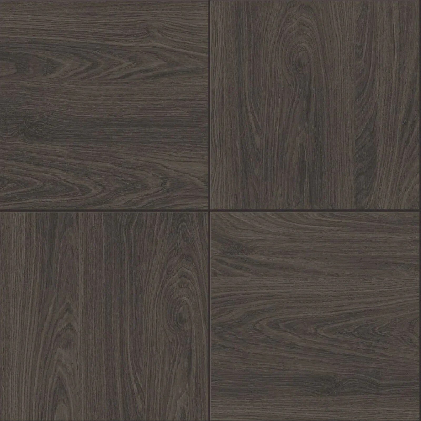 Wood Block Panel Wallpaper Dark Oak Heavyweight Realistic Wood Grain Rasch