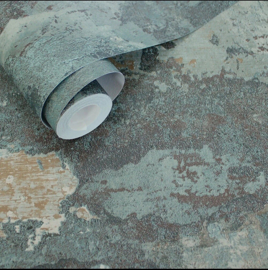 Holden Decor Concrete Texture Teal Wallpaper 13161 - Marble Granite Stone