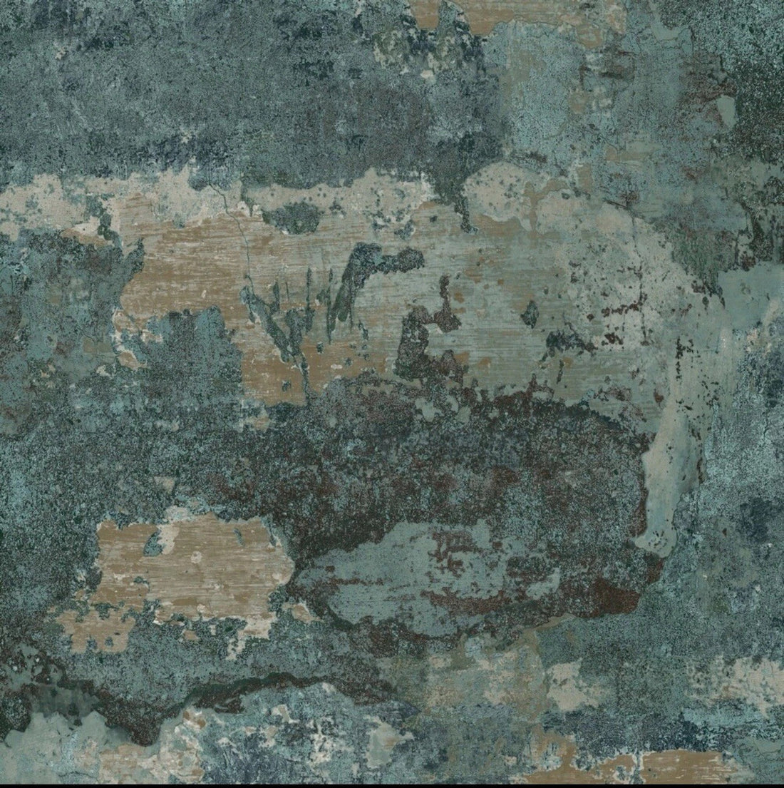 Holden Decor Concrete Texture Teal Wallpaper 13161 - Marble Granite Stone