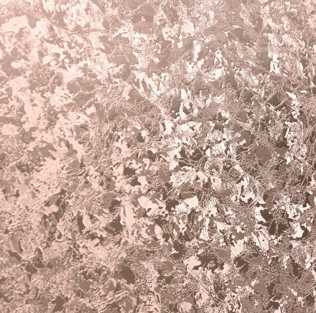 Arthouse Crushed Velvet Wallpaper 294300 – Rose Gold Metallic Foil, Textured Vinyl, 10m Roll