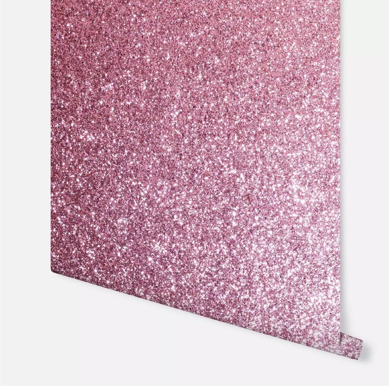 Arthouse Sparkle Pink Glitter Wallpaper 900904 – Sequin Metallic, Paste the Wall, 6m Roll