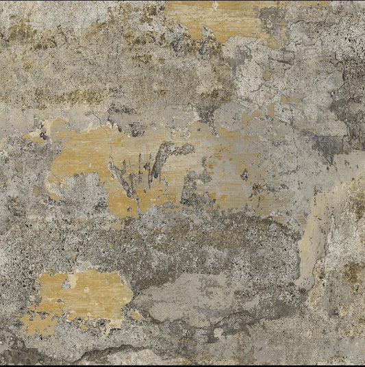 Holden Decor Concrete Effect Texture Multi Elgin Ochre Wallpaper 91421