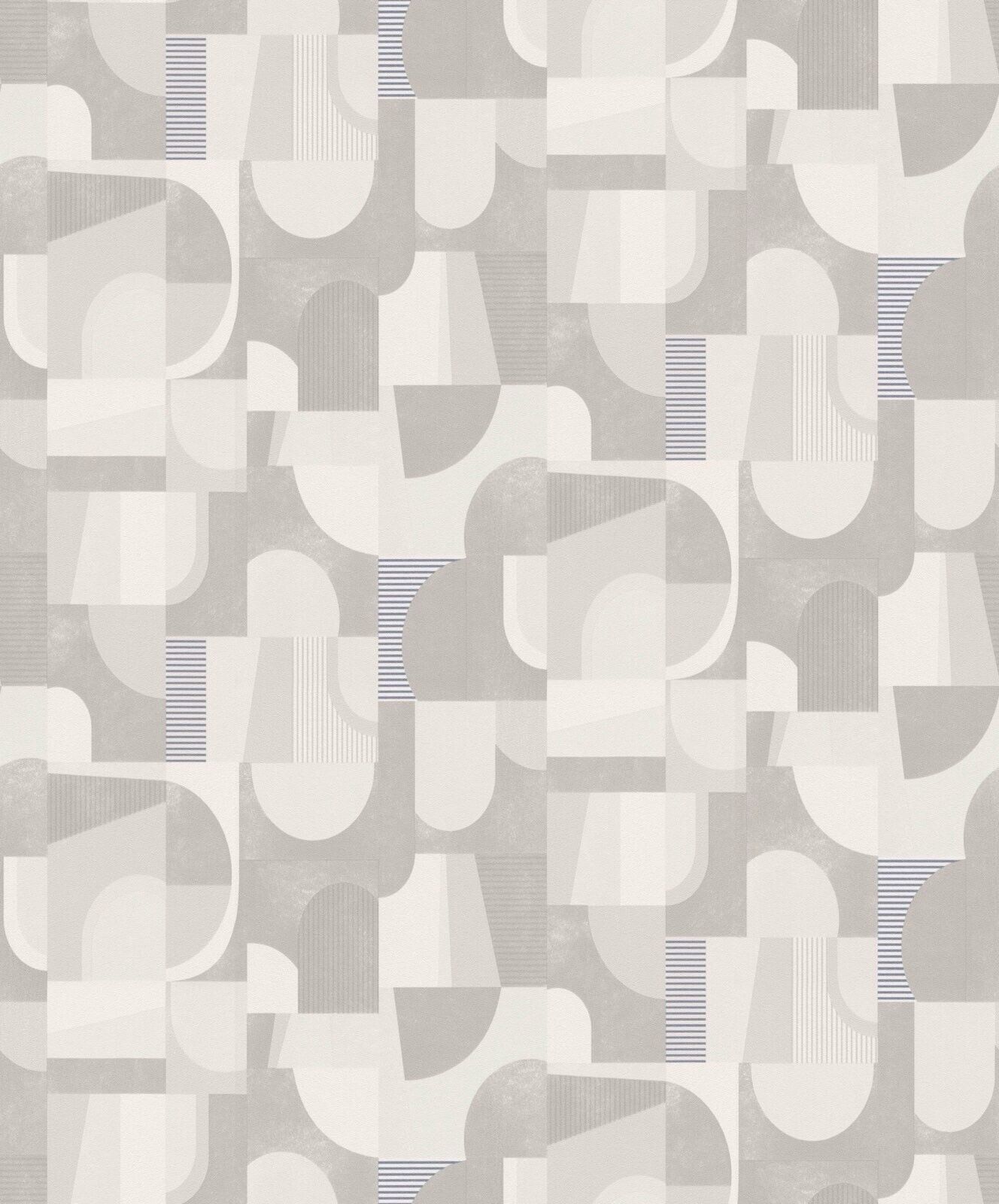 Erismann Geometric Abstract Copper Textured Grey Wallpaper – Modern Vinyl Design (10264-02)