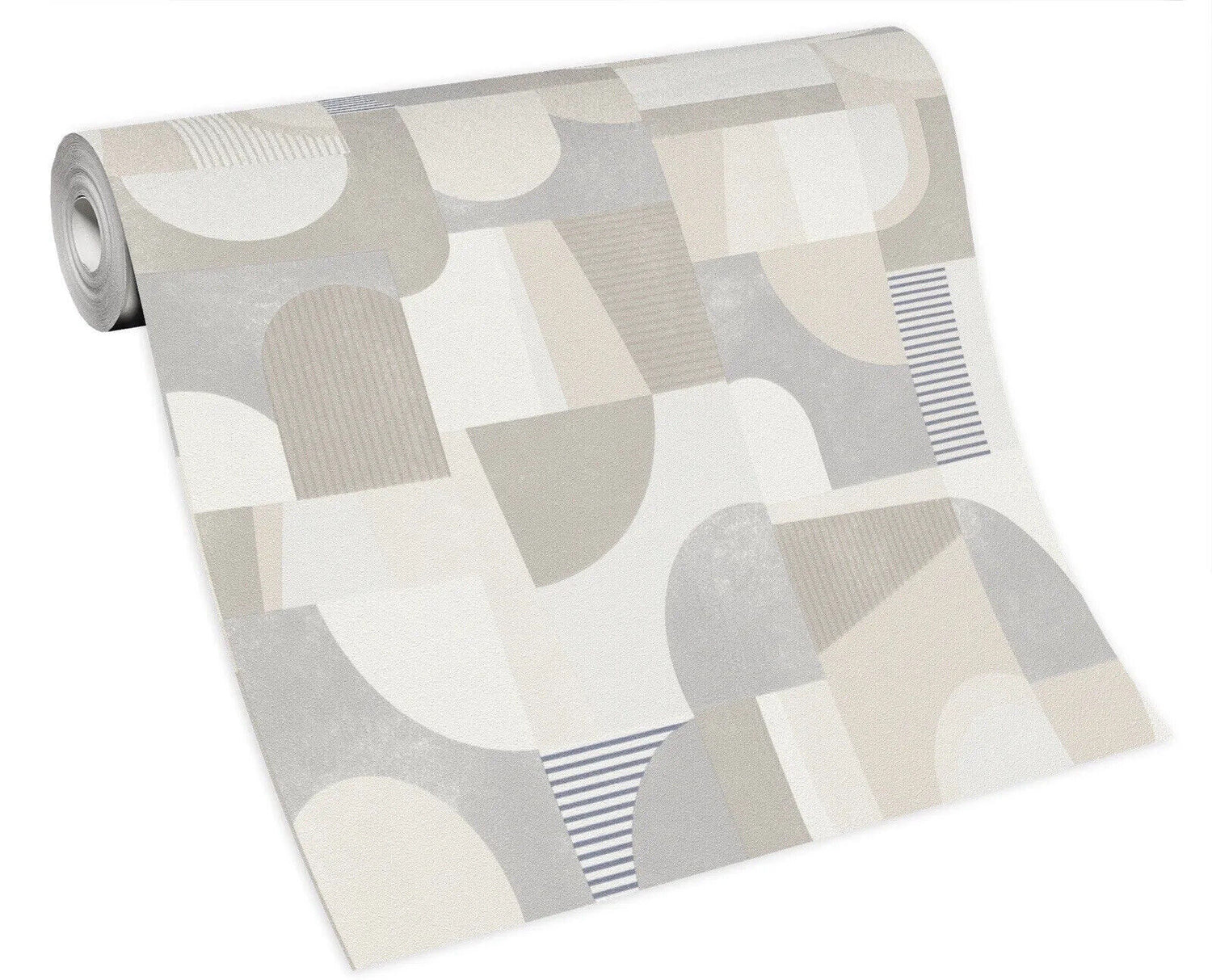 Erismann Geometric Abstract Copper Textured Grey Wallpaper – Modern Vinyl Design (10264-02)