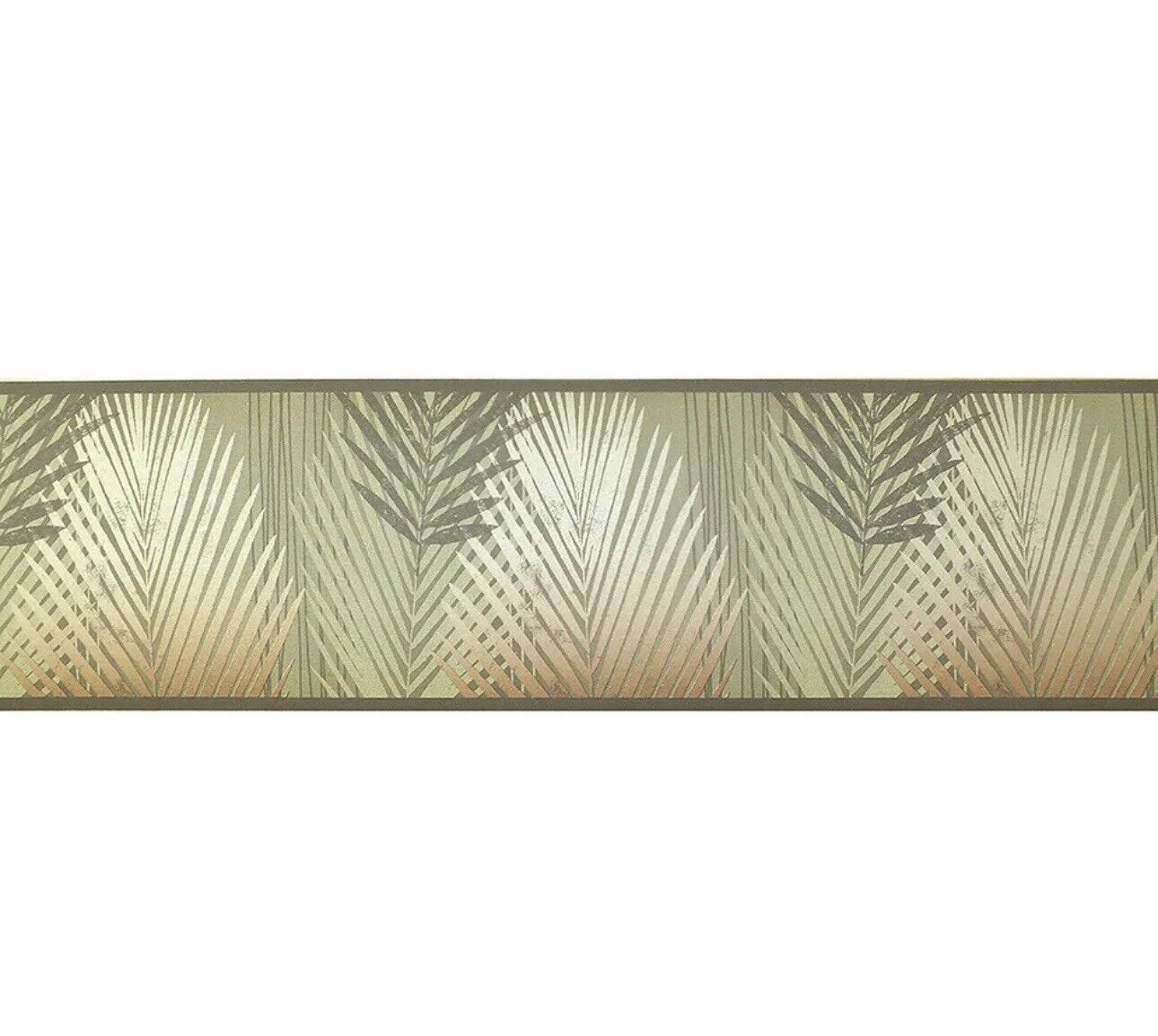 Brown Tropical Wallpaper Border – Amazon Copper Orange Tan Holden 22050 – 5m x 13.3cm