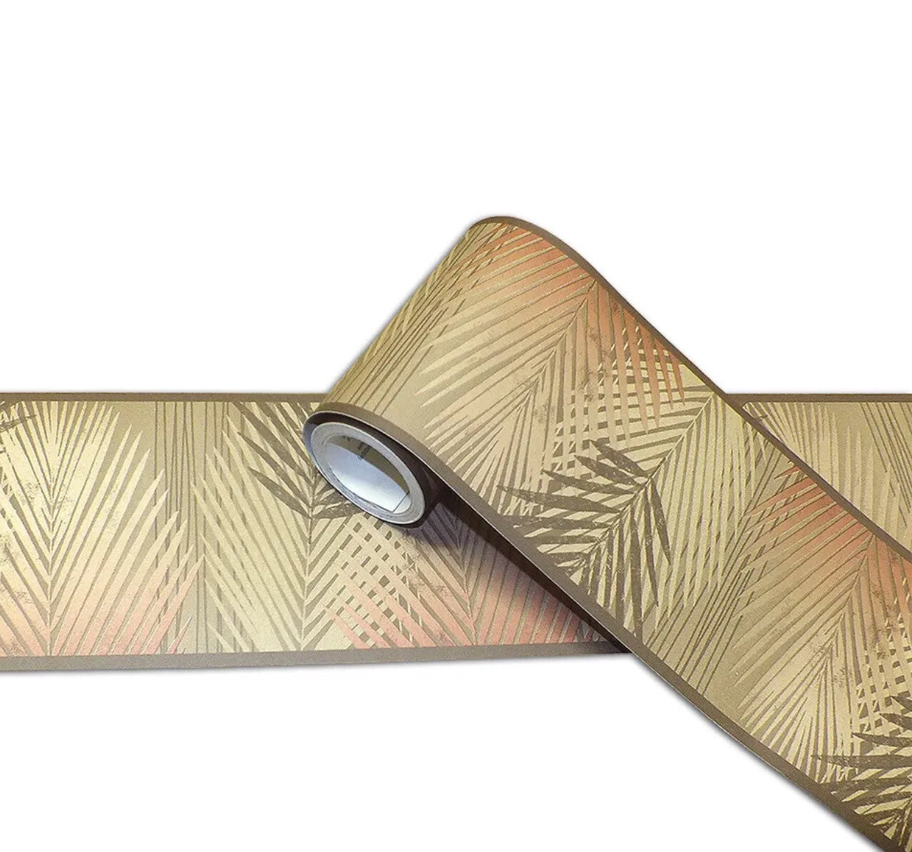 Brown Tropical Wallpaper Border – Amazon Copper Orange Tan Holden 22050 – 5m x 13.3cm