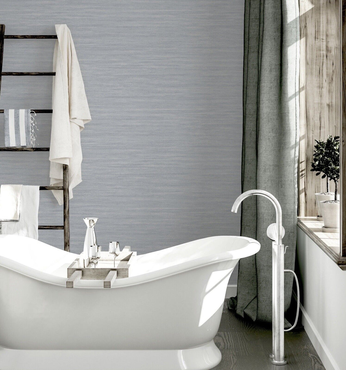 Arthouse Jardin Plain Grey Subtle Textured Look Soft Sheen Wallpaper 924206