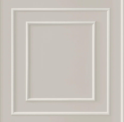 Rasch Beaded Panel Wallpaper Realistic 3D Effect Wood Paneling - Grey 279282