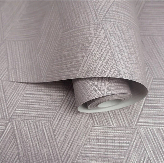 Holden Luxury Textured Metallic Bakau Heather Wallpaper  65643