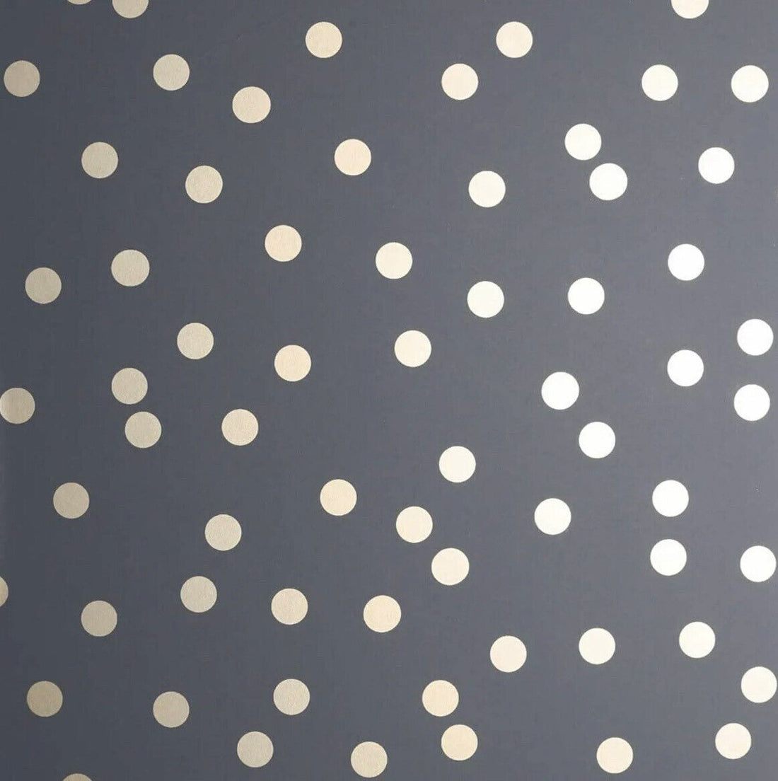Arthouse Dotty Charcoal & Rose Gold Wallpaper 685001 – Modern Metallic Polka Dot Design, Full Roll