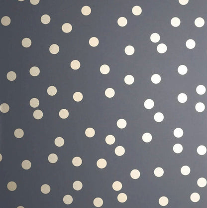 Arthouse Dotty Charcoal &amp; Rose Gold Wallpaper 685001 – Modern Metallic Polka Dot Design, Full Roll