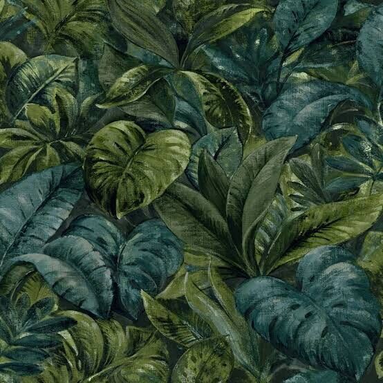 Holden Decor Anori Green Jungle Clearance Wallpaper 91111