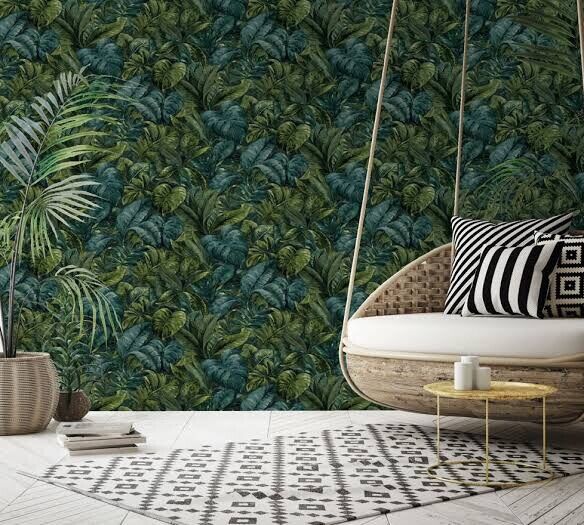 Holden Decor Anori Green Jungle Clearance Wallpaper 91111