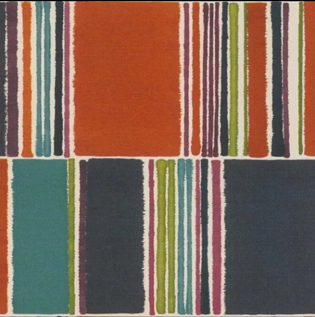 Rasch Colour Blocks Wallpaper 484458 – Bright Multicolour Geometric Design, Contemporary Vinyl Roll