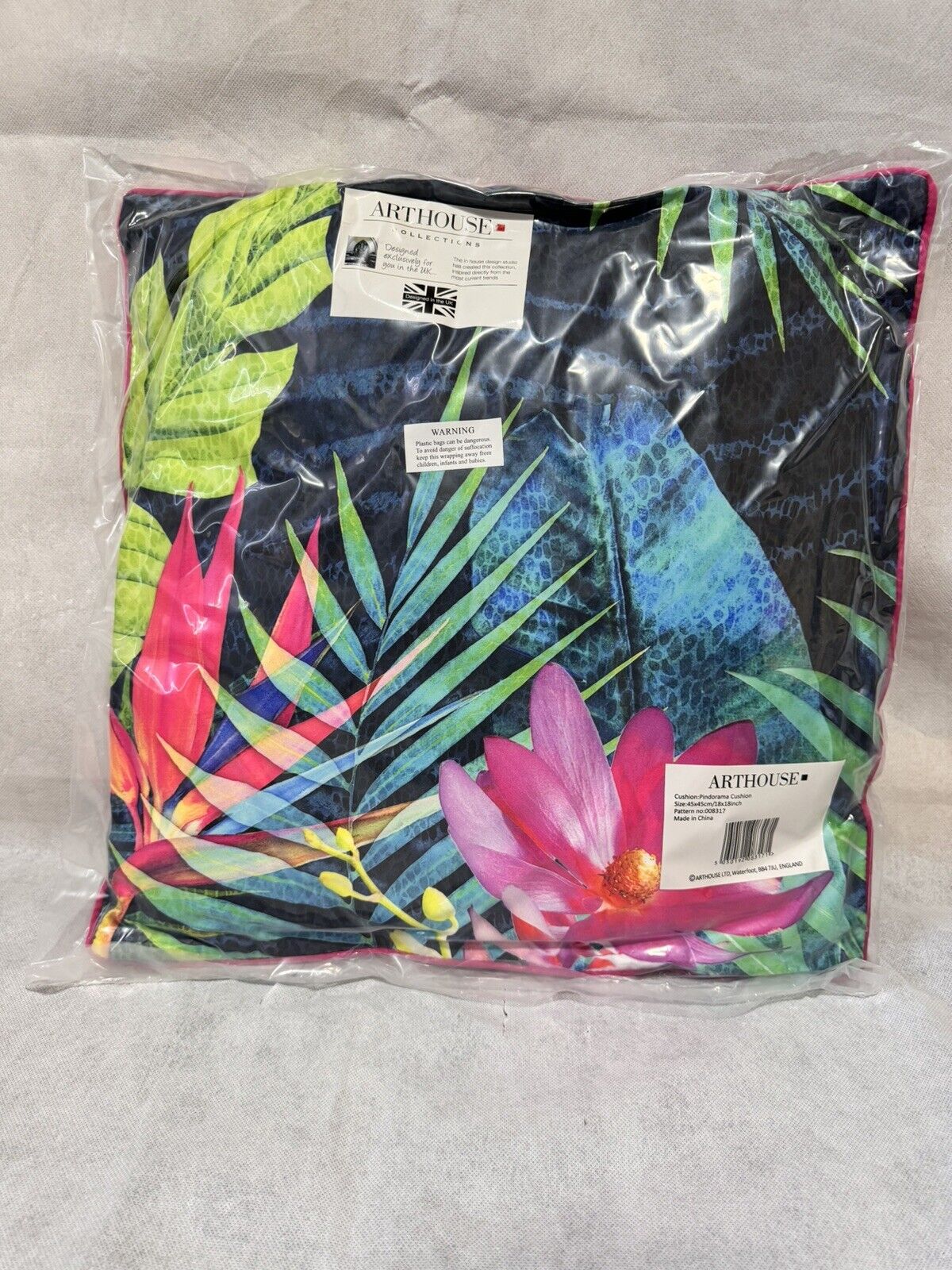 Arthouse Pindorama Tropical Floral Cushion 008317 Clearance