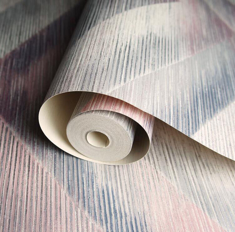 Holden Decor Cascade Wave Dusty Pink Metallic Wallpaper 35723 ( Clearance)