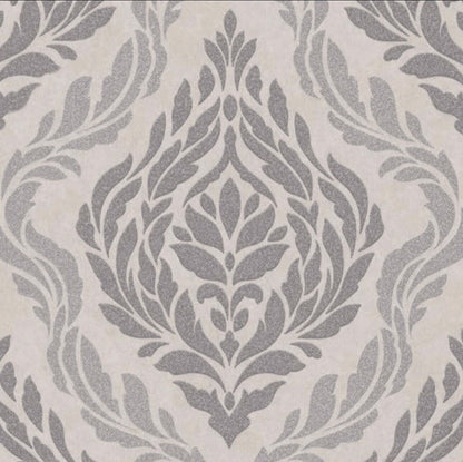 Erismann Carat Damask Champagne Texture Glitter LuxurySparkle 10060-02 Wallpaper