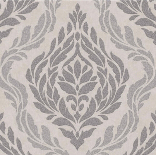 Erismann Carat Damask Champagne Texture Glitter LuxurySparkle 10060-02 Wallpaper