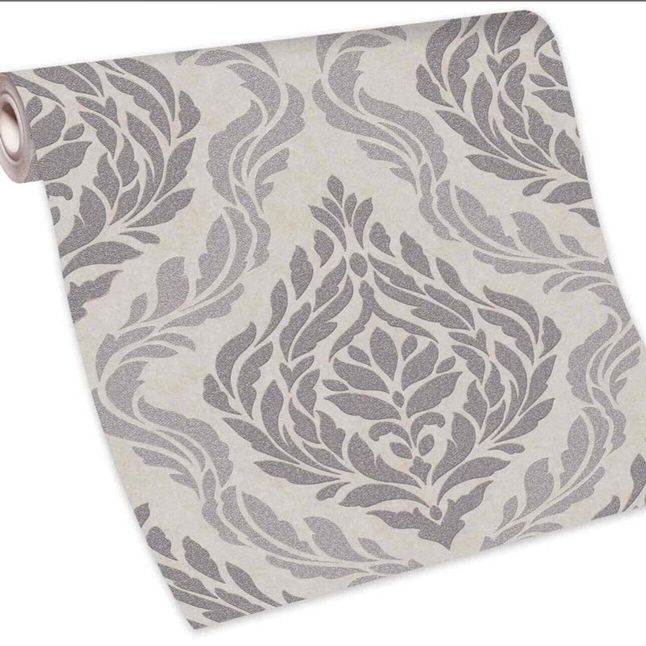 Erismann Carat Damask Champagne Texture Glitter LuxurySparkle 10060-02 Wallpaper